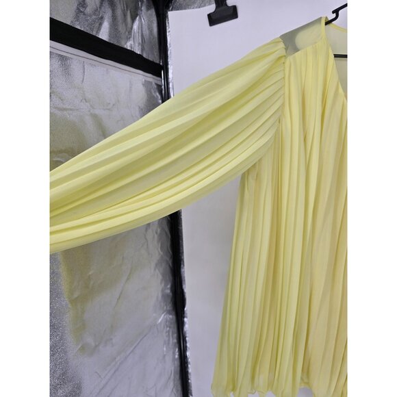 Endless Rose Size Large Romper Found Love Pleated Yellow - Picture 2 of 6